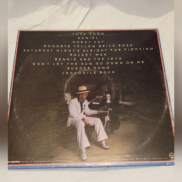 Vintage Elton John vinyl